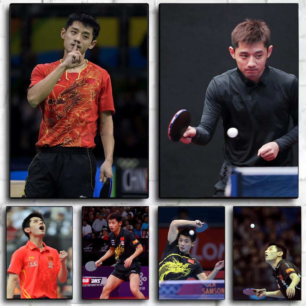 Table Tennis Zhang Jike - ملصق تنس الطاولة من تشانغ جيك،