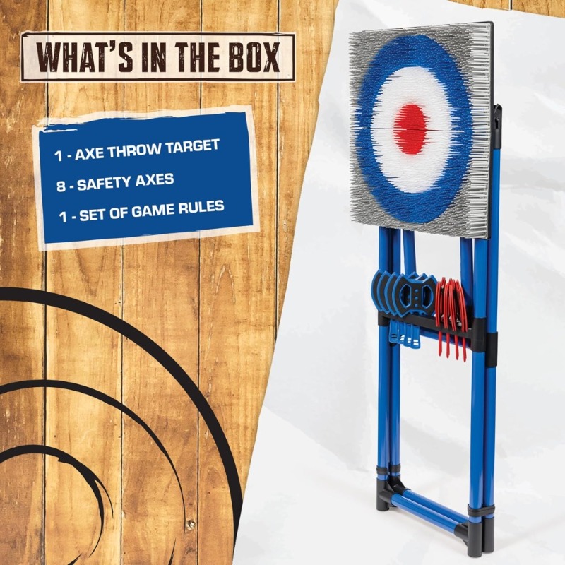 لوحة الهدف لرمي الفأس بإطار فو - مراجعة Practice Target Board وسعره