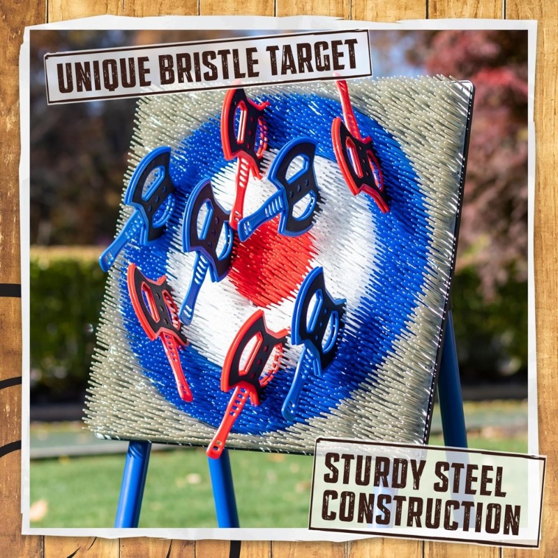 لوحة الهدف لرمي الفأس بإطار فو - مراجعة Practice Target Board وسعره