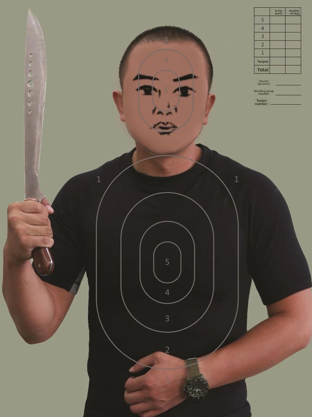 ورق تدريب أهداف IPSC IDPA مموج - مراجعة Practice Target Board وسعره