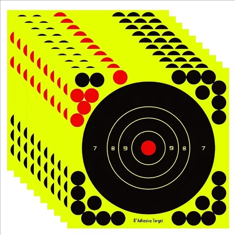 2W-100 قطعة ملصقات أهداف رشية  - مراجعة Practice Target Board وسعره